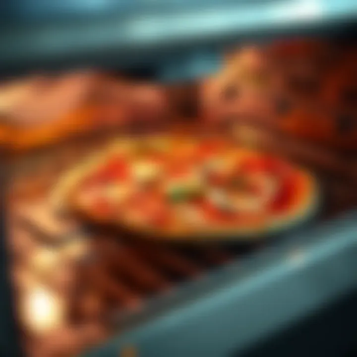 Cuisinart Pizza Stone in Toaster Oven Cuisinart pizza stone resting in a toaster oven