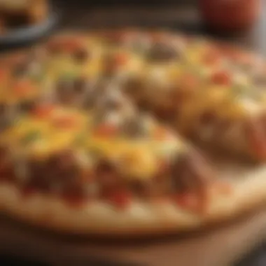 Savory Succulence: Double Cheeseburger Pizza