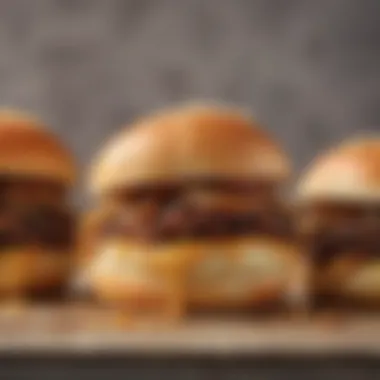 Caramelized Onion Gruyere Slider