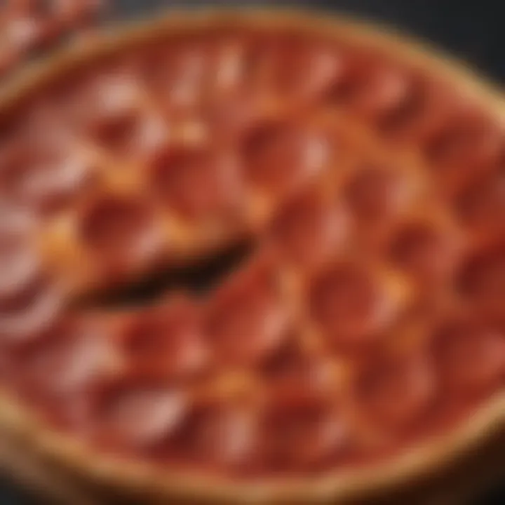 Generous Layers of Flavorful Pepperoni Slices