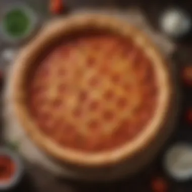 Savory Deep Dish Pizza Crust Savory Deep Dish Pizza Crust