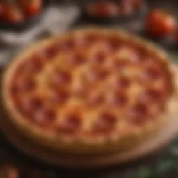 Savory Pepperoni Pizza Tart