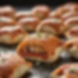 Mouthwatering Keto Pizza Roll Close-Up