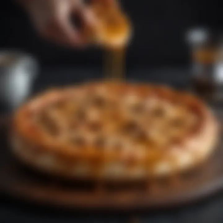 Elegant Ooni Dessert Pizza with Caramel Drizzle