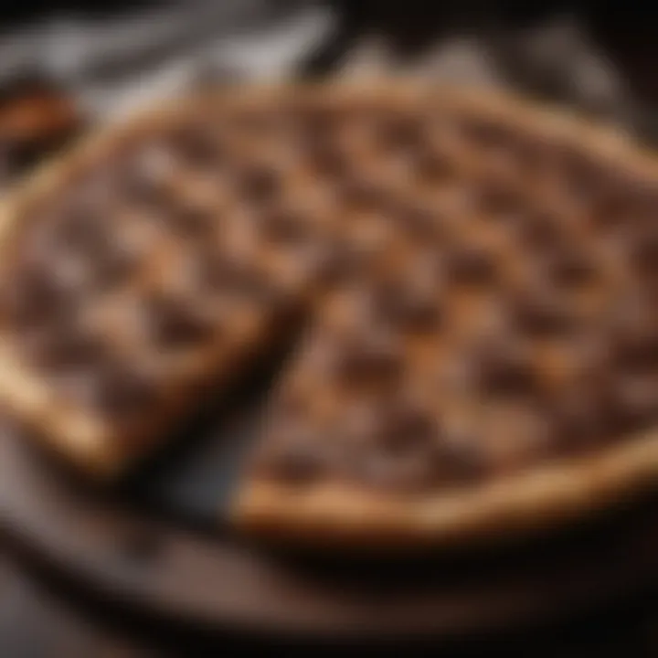 Decadent Ooni Dessert Pizza with Chocolate Swirls