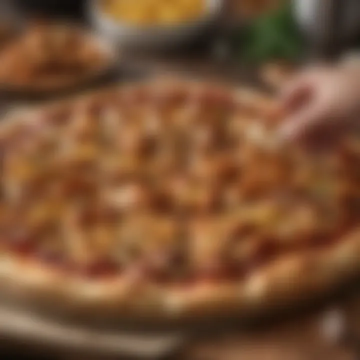 Deliciously Prepared CPK BBQ Chicken Pizza