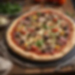 Mouthwatering Mediterranean-inspired flatbread pizza