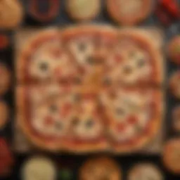A tempting spread of assorted pizzas in the box deal offer at Pizza Hut