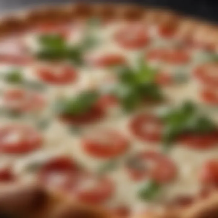 Delectable Margherita Pizza with Fresh Basil