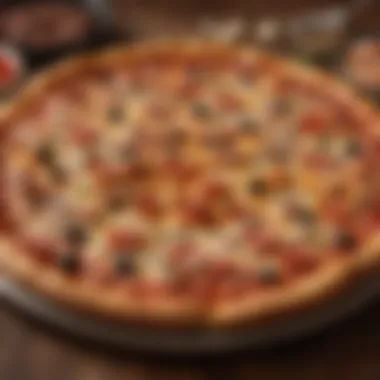 Epicurean Pizza Display Iconic Pizza Hut Large Pizza Presentation