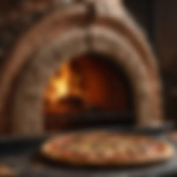 Detailed craftsmanship of Italian wood-fired pizza ovens