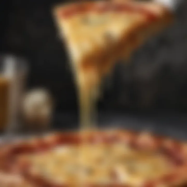 Melting Cheese on Di Fara Pizza Slice