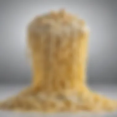 Luscious Alfredo sauce cascading over a mountain of fettuccine noodles