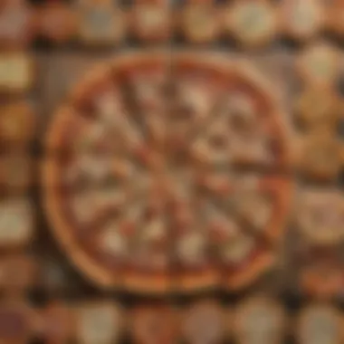 An inviting spread of various Domino's pizzas including the X-Large variant