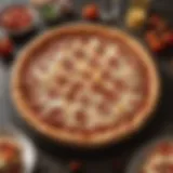 Donatos Pizza app interface showcasing customization options