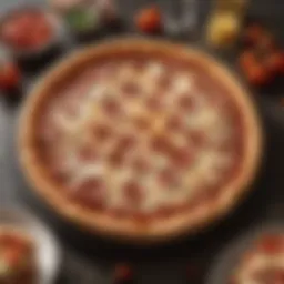 Donatos Pizza app interface showcasing customization options