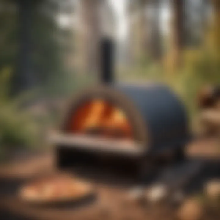 Durable and high-performance campfire pizza oven