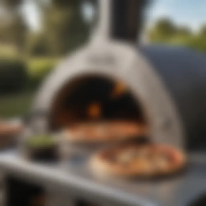 Efficient Pizza Baking in Ooni Koda Gas-Powered Outdoor Pizza Oven