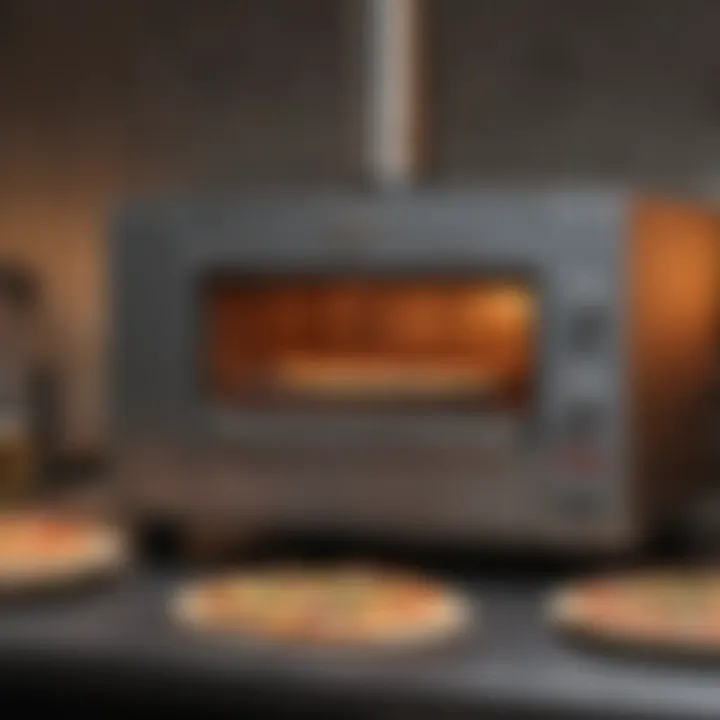 Efficient standalone pizza oven for perfect crusts