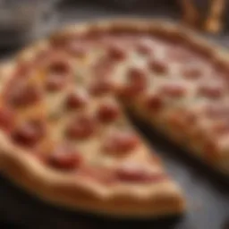 Elevated pizza reheat technique