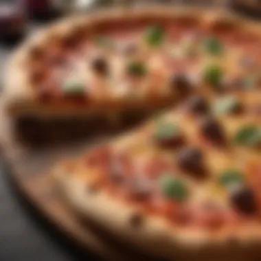Artisanal Pizza Creation Mouthwatering artisanal pizza