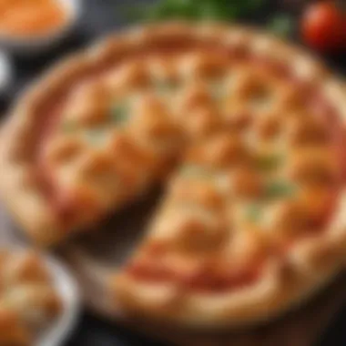 Enticing Buffalo Chicken Stuffed Crust Pizza Mouthwatering Buffalo Chicken Stuffed Crust Pizza
