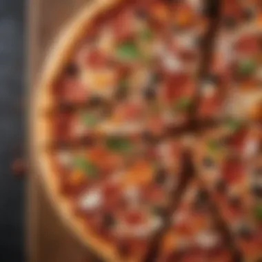 Fresh and Colorful Pizza Toppings An assortment of fresh pizza toppings on a wooden board
