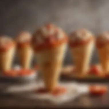 The Art of Pizza Cone Innovation Innovative pizza cone creation
