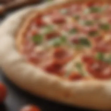 Close-up of ingredients in pizza dough