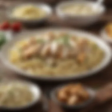 Nutritional Benefits of Aldi Chicken Alfredo Nutritional breakdown of Aldi Chicken Alfredo in an infographic format highlighting key ingredients and benefits.