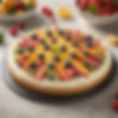 Exquisite Fruit Medley Exquisite Fruit Medley on Cream Cheese Icing