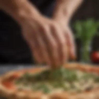 Artisan Pizza Dough with Fresh Herbs Artisan pizza dough with fresh herbs and olive oil