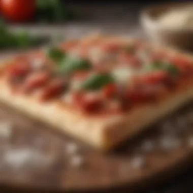 Innovative Gluten-Free Pizza Dough Gluten-free pizza dough made with alternative flours