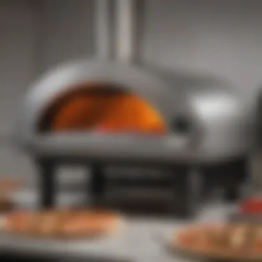 A sleek electric pizza oven showcasing modern design and technology.