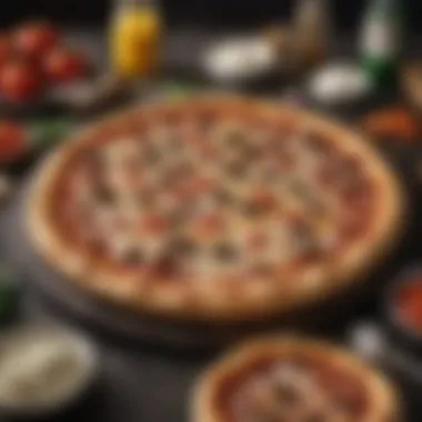 Crafting Flavor: The Ingredients Behind New York Pizza Artisan ingredients laid out for pizza making
