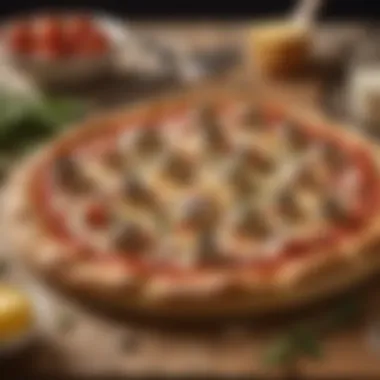 Asiago Artistry Tangy Asiago Elevating Pizza Taste