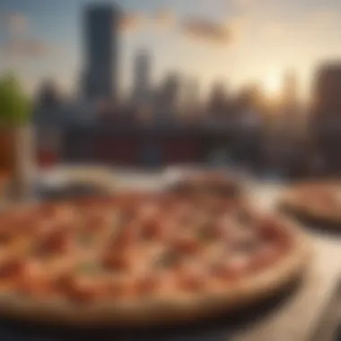 Rooftop Pizza Dining Experience