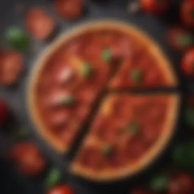 Plant-based pepperoni slices sizzling on a hot pizza stone