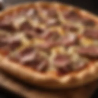 Artisanal Crust Loaded with Premium Steak and Cheese Artisanal Crust Loaded with Premium Steak and Cheese