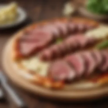 Gourmet Steak Slices & Artisan Cheese Blend