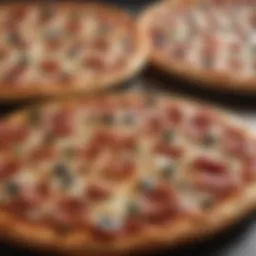 Enticing assortment of pizzas showcasing the BOGO promotion