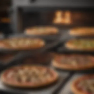 Diverse Pizza Styles from Built-in Ovens Diverse selection of pizza styles crafted in built-in ovens