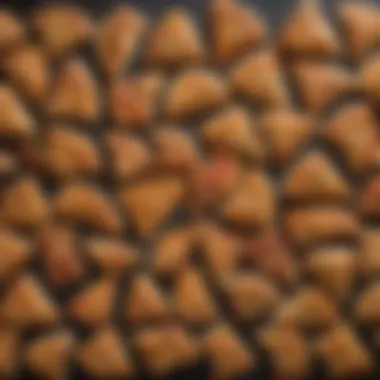 A vibrant display of Domino's calzone varieties on a table