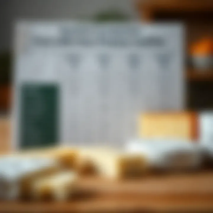 Nutritional Comparison of Cheese Alternatives Nutritional comparison chart of different cow milk-free cheeses