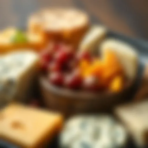A variety of cheese alternatives showcasing diverse textures and colors