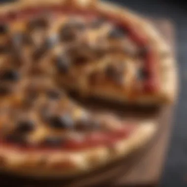 Elevated Sweet-Savory Fusion Gourmet Cheese Pizza with Caramelized Onions and Balsamic Glaze