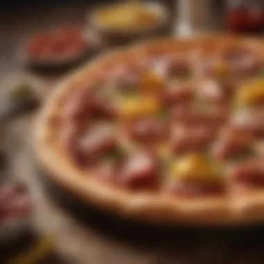 Savory Meat Feast Delicious meat lover's pizza