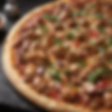 Fresh Ingredients for Barbecue Chicken Pizza Close-up of fresh ingredients for barbecue chicken pizza