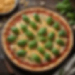 Vegan Cheese Pizza with Fresh Basil