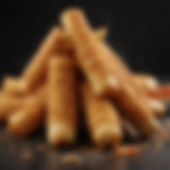 Crispy Exterior Texture of Cheese Sticks